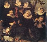 Frans Hals Family Portrait in a Landscape WGA Spain oil painting artist